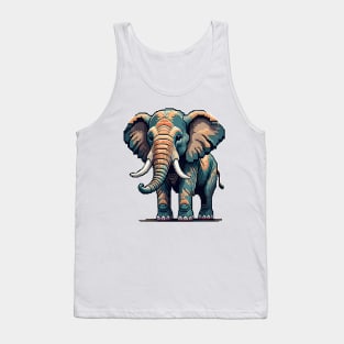 Pixel Elephant Tank Top